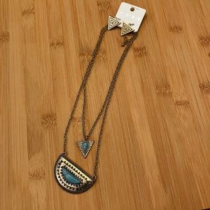 Southwest Inspired Necklace and Earring Set